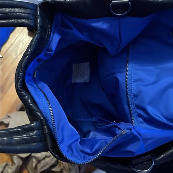 EUC, barely used MZ Wallace Black Leather Quilted Small Metro Deluxe Tote - Picture 14 of 14